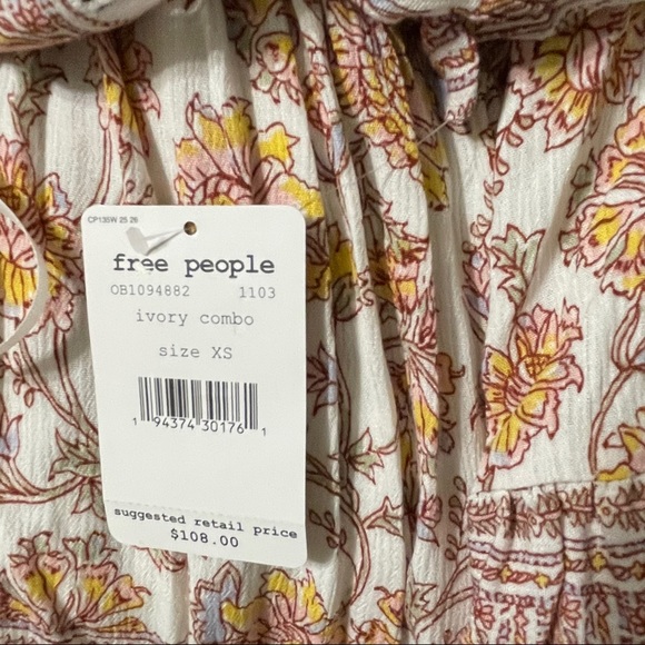 ⬇️NWT Free People Moonlight Dance Printed Tunic - Picture 15 of 16